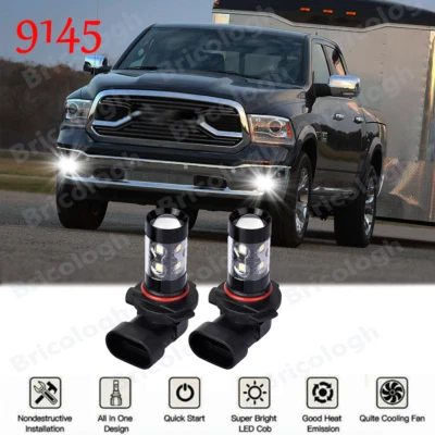 LED Car Fog Light Lamp Bulb For RAM 1500 2500 3500 2013 2014 2015 2016 2017 2018 - Image 1 of 4