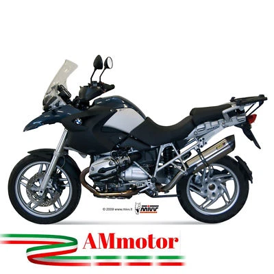 Echappement Mivv Bmw R 1200 Gs 2008 Pot Moto Suono Inox Carbon Silencieux - Photo 1/2