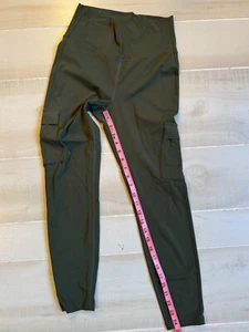 Zyia Active Verde Con Bolsillos Laterales Carga Leggings Pantalón TALLA 4 Mujer - Imagen 1 de 5