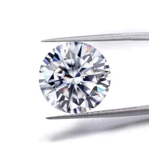 1.50 CT Lab Grown White Diamond Round Cut VVS1 D Grade Certified Stone. - Picture 1 of 16