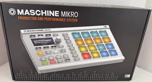 Maschine Mikro MK2 White Native Instruments Drum Beats Melodies Samples - Picture 1 of 11