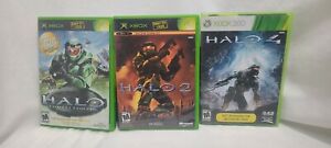 Halo 3 Pack: Halo 1, Halo 2, Halo 4 XBox/XBox 360