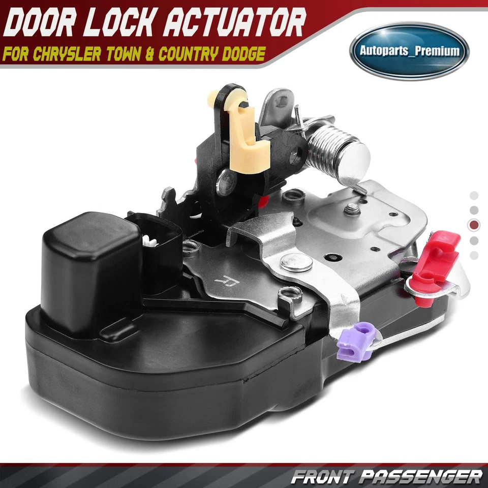 Actuador de bloqueo de puerta para Chrysler Town & Country Dodge Grand Caravan delantero derecho Foto 1 de 4