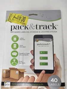 Duck Brand Pack & Track App-Based Labeling System, 40 Labels PLEASE READ - Picture 1 of 3