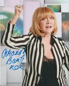 Foto firmada a mano de Amanda Barrie 8x10, autógrafo, Carrie on Cleo, coronación St D - Imagen 1 de 2