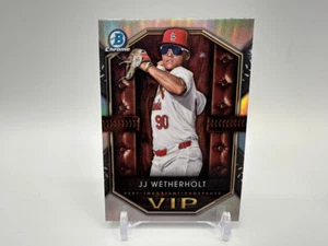 2025 Bowman Chrome JJ Wetherholt VIP Refractor Prospect Rookie SP Insert - Bild 1 von 2