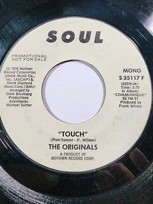 THE ORIGINALS TOUCH / MONO STEREO PROMO COPY 7" VG+ F40 - Image 1 of 2