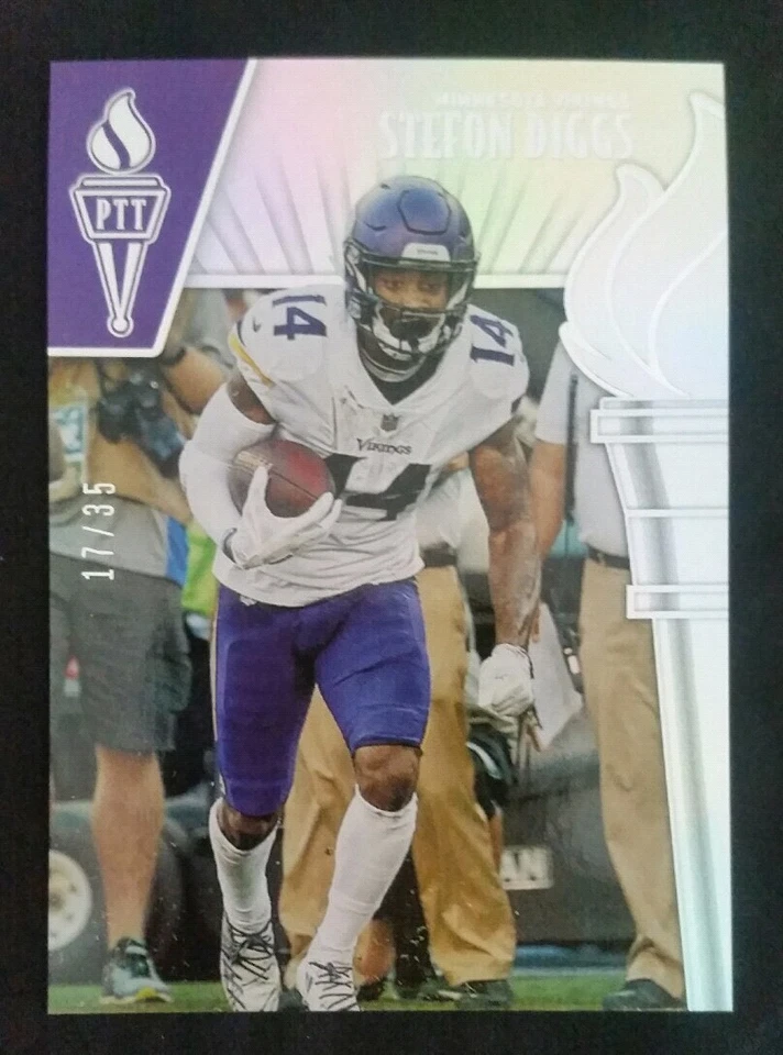 2019 Panini Passing the Torch Stefon Diggs #26 Silver Parallel #17/35 - Vikings - Image 1 of 2
