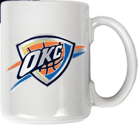 OKLAHOMA CITY THUNDER WHITE CERAMIC MUG Cover
