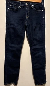 Rag & Bone capri  Size 28  Denim Jeans Indigo Skinny Stretch Pockets Low Waist - Picture 1 of 9
