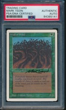 MTG PSA UNLIMITED Wall of Wood Mark Tedin Autograph Auto Signed DNA Authentic