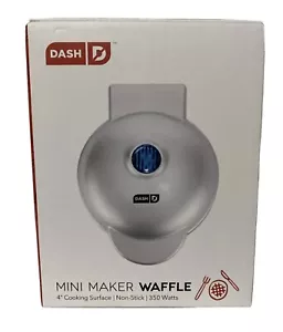 Dash Mini 4 Inch Waffle Maker Silver - New - Picture 1 of 2