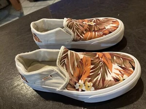 Vans Slip On Asher Platform Paradise Floral Shoes Womens 8 Autumn Floral - Picture 1 of 6