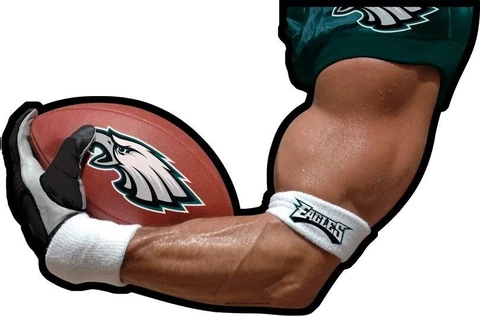 Philadelphia Eagles NFL Car Truck Arm Magnet Bright Colors Cover