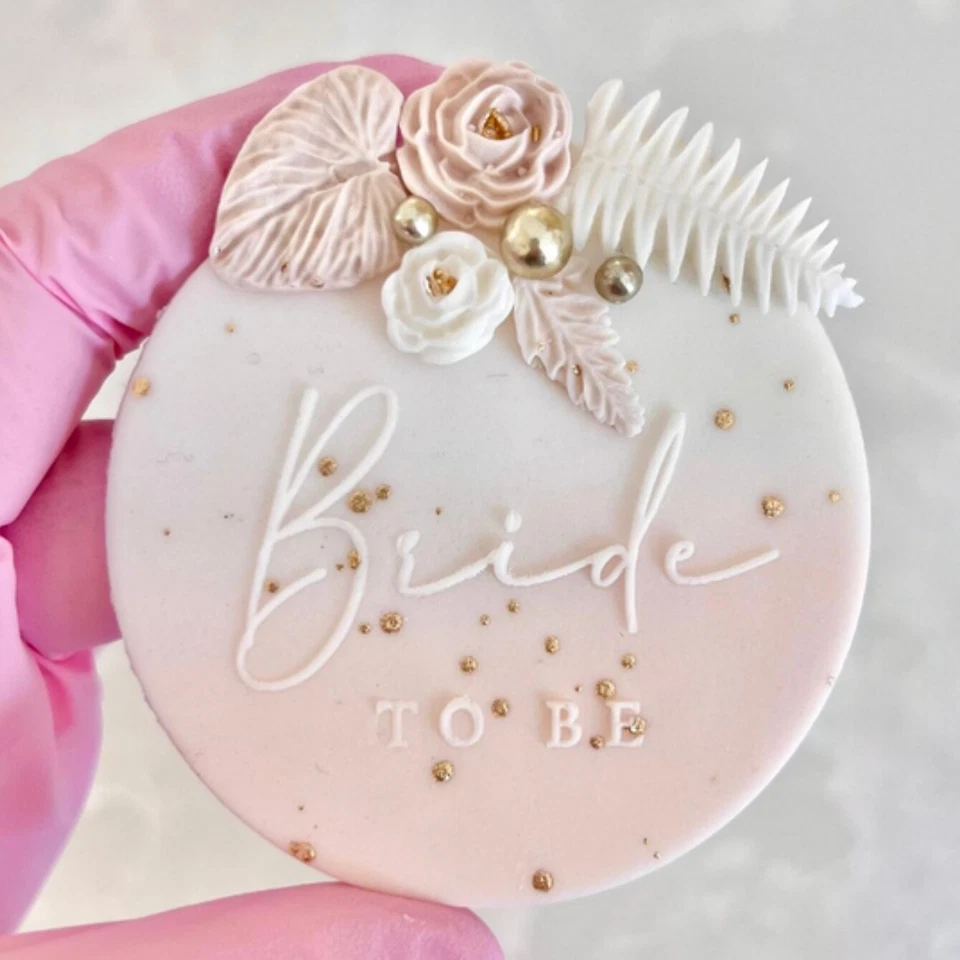 Boda novia para ser gallina sello en relieve galletas cupcake decoración suministros para hornear Foto 1 de 1