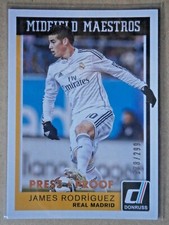 DONRUSS 2016/17 J.RODRIGUEZ #12 178/299 (PRESS PROOF)  R.MADRID CF PANINI 
