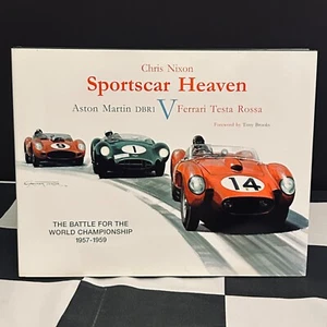 SPORTSCAR HEAVEN ASTON MARTIN DBR1 V FERRARI TESTA ROSSA 1957-1959 BOOK NIXON - Imagen 1 de 9
