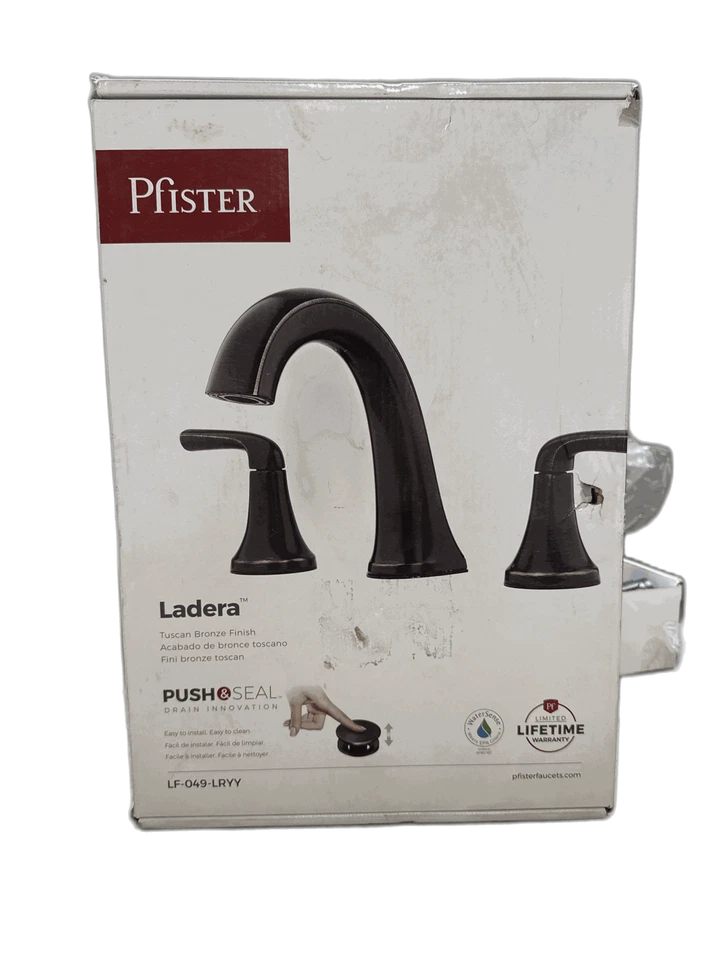 Pfister Ladera 8 in. Widespread Double Handle Bathroom Faucet in Tuscan Bronze - Image 1 of 1