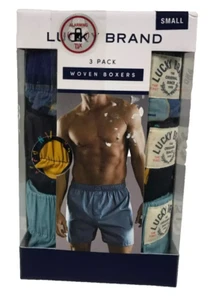 Paquete de 3 boxers tejidos para hombre LUCKY BRAND® 100 % ALGODÓN P265 - Imagen 1 de 3