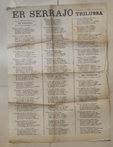 ER SERRAJO DI TRILUSSA ROMANESQUE DIALECT 1921 - Picture 1 of 2