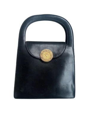 Vintage Celine Globe Logo Black Leather Bag Women's Rare - Image 1 of 4