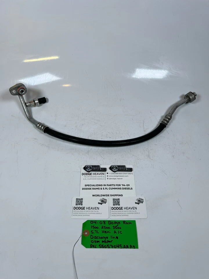 Dodge Ram 1500 2500 3500 2004-2008 5,7 L Hemi línea de descarga de aire acondicionado 55057045 fabricante de equipos originales Foto 1 de 4
