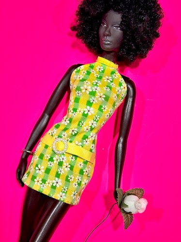 VETEMENTS Vestiti Barbie: Mini Abito Mod Stile Retrò Margherite con Cintura Attaccata ?