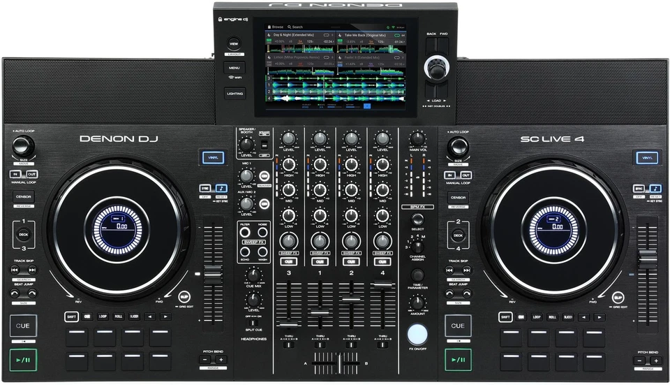 Denon DJ SC Live 4 Standalone DJ Controller - Black - Image 1 of 1