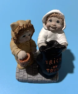 Vintage Dreamsicles Löwenanteil Trick or Treat Löwe & Geist Figur - Bild 1 von 9