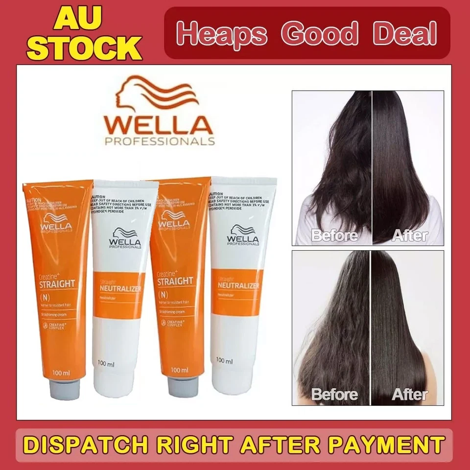 Wella N Straight Hair Cream Creatine Permanent No box  old stock  no returns AD - image 1 of 1