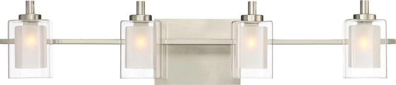 Quoizel KLT8604BNLED Kolt Vanity, 4-Light LED 18 Total Watts, Brushed Nickel - Image 1 of 1