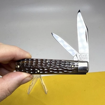 Cuchillo Vintage Estuche Probado 1920-1940 Barehead Jackknife con Mango Greenbone Foto 1 de 4