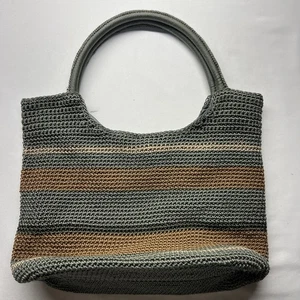 Bolso de mano multicolor tejido mediano Boho Y2K - Imagen 1 de 12