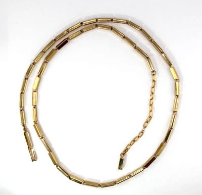 Calvin Klein прямоугольник ссылка цепочка ожерелье золотистый крюк застежка - Изображение 1 из 4