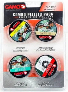 Gamo .177 Caliber Assorted Pellets, 4 Types, 1000 Combo Pack, 632092954 - Picture 1 of 1