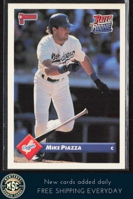 Mike Piazza 1993 Donruss Clasificado Novato #209 Los Angeles Dodgers Foto 1 de 2