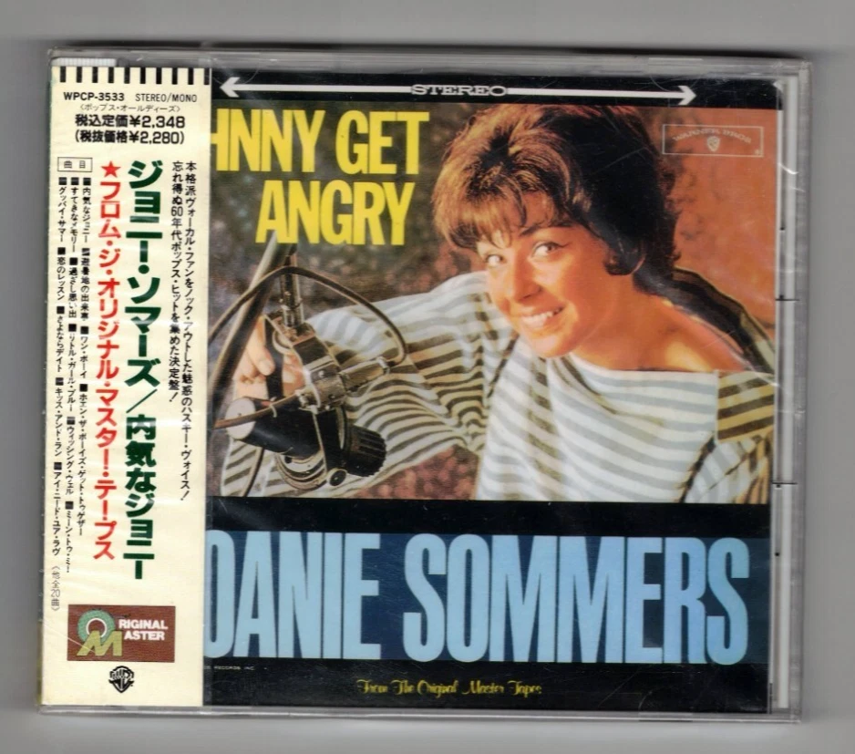 Joanie Sommers Johnny Get Angry Wpcp-3533 CD Japan 1990