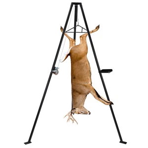 Deer Hanger for Skinning 500 LBS Deer Hoist Tripod with Lifting - Picture 1 of 7