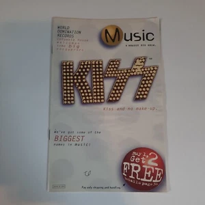 Columbia House Music Catalog 1996 KISS And No Make-Up MTV Unplugged - Foto 1 di 3