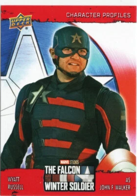 Falcon & the Winter Soldier Character Profiles RED PARALLEL P-4 Wyatt Russell - Image 1 of 2