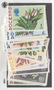 BERMUDAS (MK6252) # 255-271 EN ESTADO BASTANTE BUENO-MNH VARc, $ VARIOS SELLOS FLORALES VALOR GATO $54 - Imagen 1 de 1