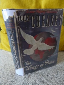 John Creasey THE WINGS OF PEACE hardcover 1948 1st first edition dr palfrey - Picture 1 of 1