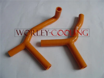 NJ-FOR KTM 85SX 2003 2004 2005 2006 2007 2008 MANGUERA RADIADOR SILICONA NARANJA NUEVO Foto 1 de 4