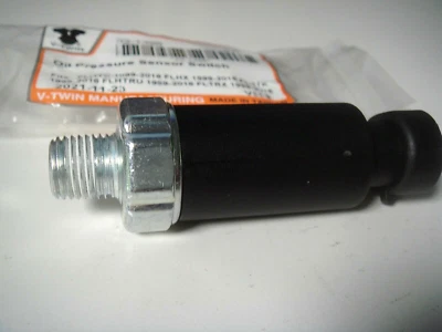 Harley Oil Pressure Sensor Switch 99-16 FLHX FLHTC FLTRX FLHTK V-Twin 32-1396 E4 - Image 1 of 4