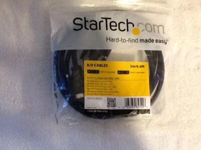 Genuine StarTech DVIDSMM2M 2M DVI-D Single Link Cable - New. Ref:CD_15 - Image 1 of 3