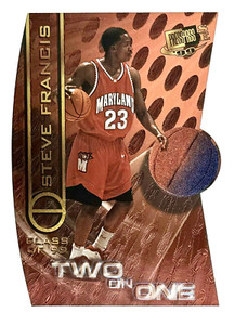 1999 Press Pass SE Two On One Vince Carter Steve Francis RC Toronto Raptors