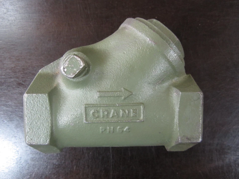 Crane Iron 346-1/2 Swing Check 2" 700psi 1000 CWP Y Valve