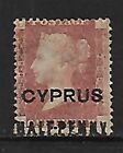 Cyprus stamps 1880 SG 7 Plate 208 UNG VF