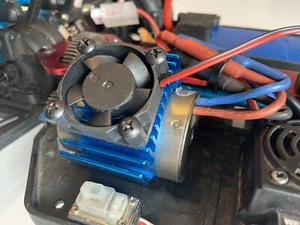 RC Car Truck buggy 1/10 Aluminium Heat Sink Motor Fan DCV5 VRX TRAXXAS ARRMA - Picture 1 of 2
