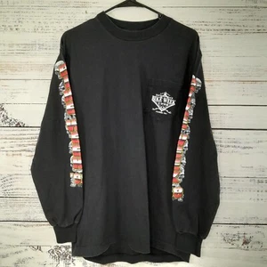 Vintage 90s Bike Week T Shirt Mens L Daytona Beach Biker Motorcycles Main Street - Picture 1 of 12